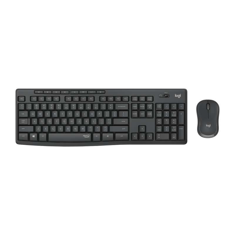 Logitech MK295 Combo Teclado y Mouse Inalámbrica Silenciosa